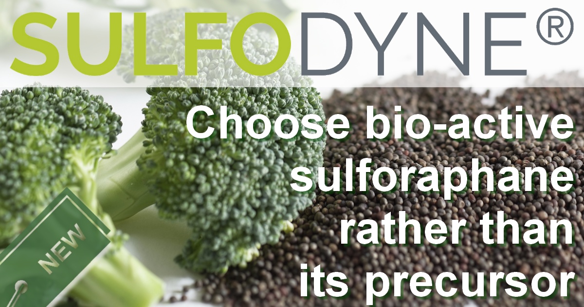 Sulfodyne® - Prefer the bioactive sulforaphane from broccoli rather than its precursor