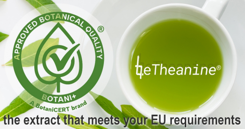 BeTheanine is labelled BOTANI+