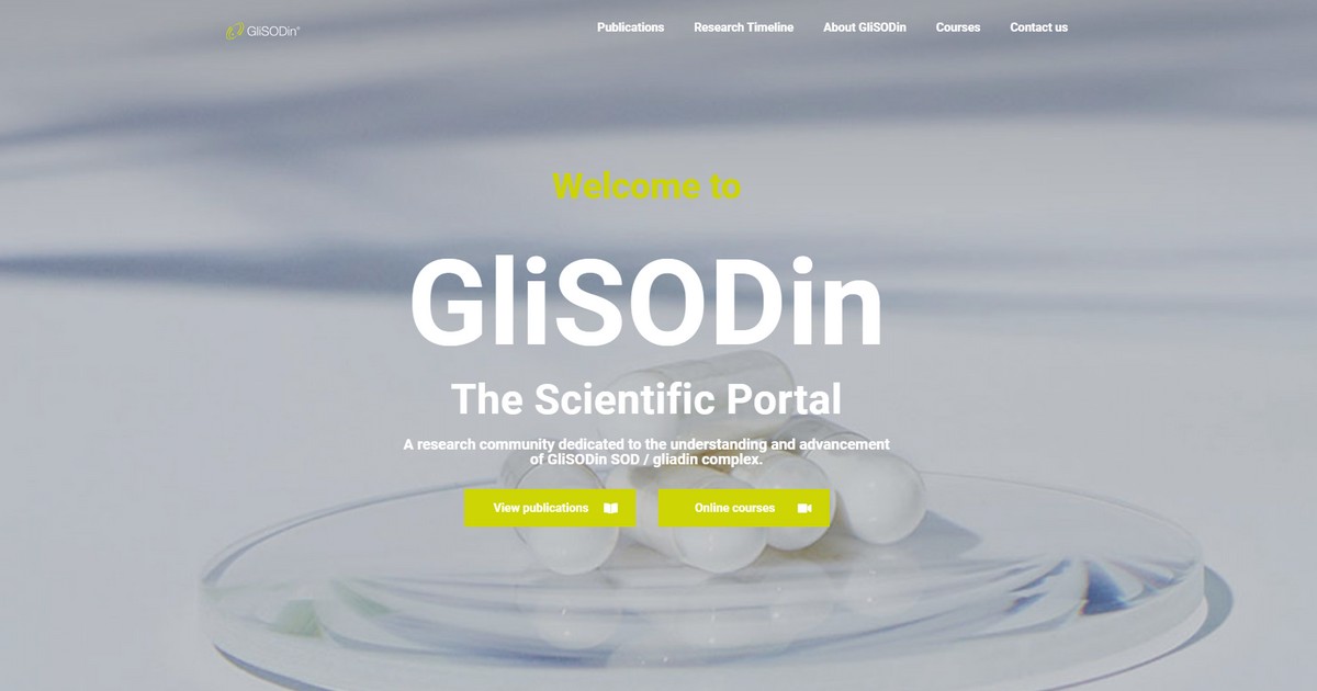 New Website for our GliSODin by ISOCELL